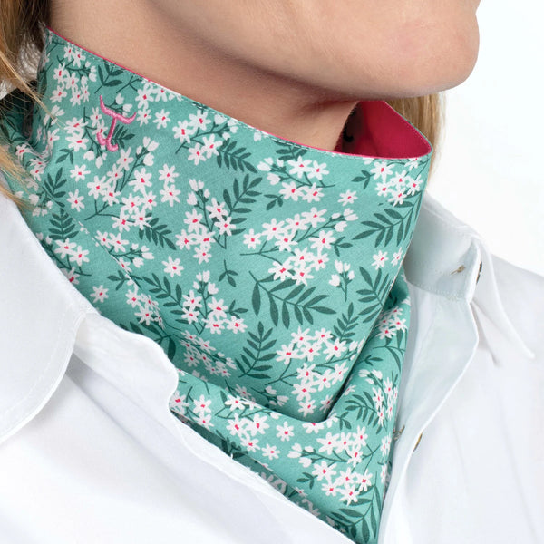 Just Country Double Sided Carlee Neck Scarf- Jade Star Flowers