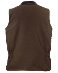 Outback Sawbuck Canvas Vest- Brown