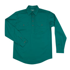 Just Country Men's Long sleeve Half Button Work Shirt