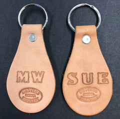 Drovers Saddlery Made Leather Key ring