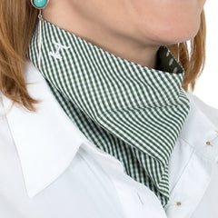 Just Country Double Sided Carlee Neck Scarf- Khaki Dots