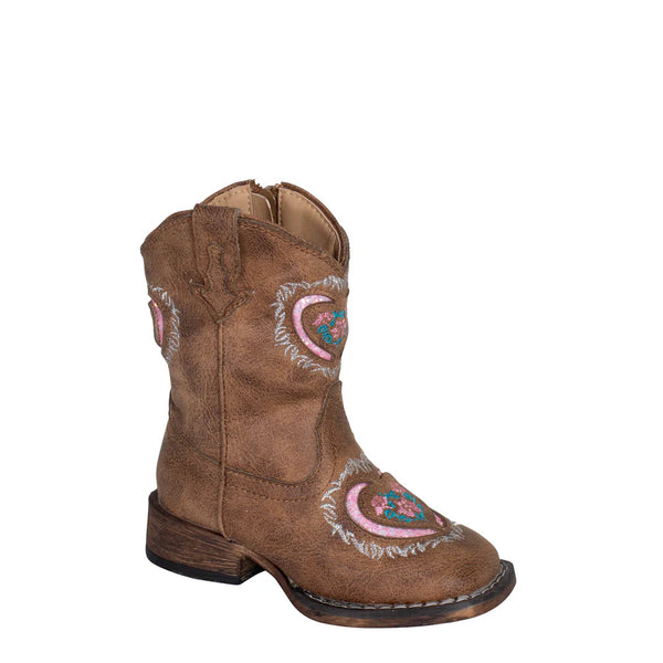 Roper Toddler Lydia Boots- Brown