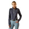 Ariat Woman's Tek Team 1/2 Zip Sweater - Blue Heather