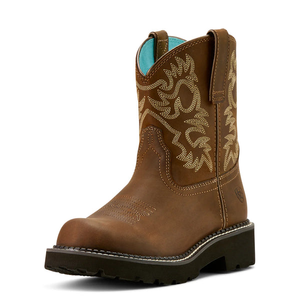 Ariat Women's Fatbaby Western Boot- Sassy Brown