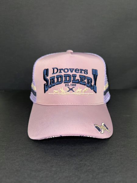 Drovers Saddlery Trucker Cap - Purple/Navy