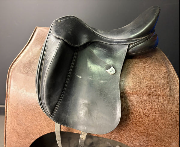 Bates Innova Dressage Saddle Size 2 17.5-18" ID:2208M