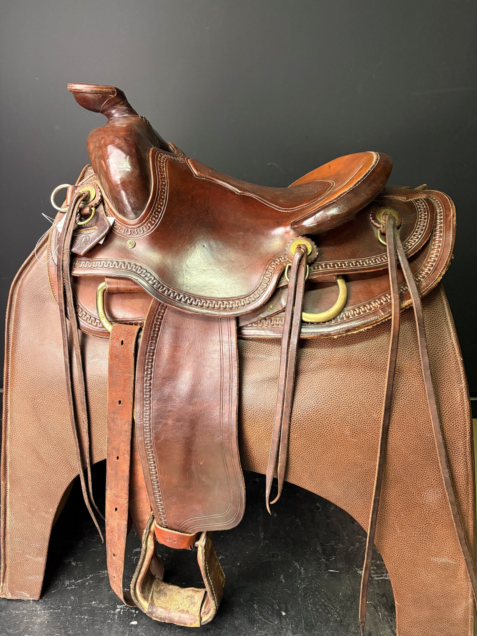 JR Miller Roping Saddle 15" - ID:2220J