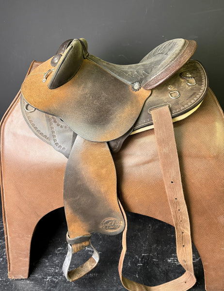 Syd Hill Gibson 1/2 Breed Saddle 13'' ID:2249K