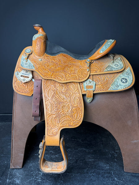 Big Horn Western Pleasure Saddle 16'' - ID:2265E