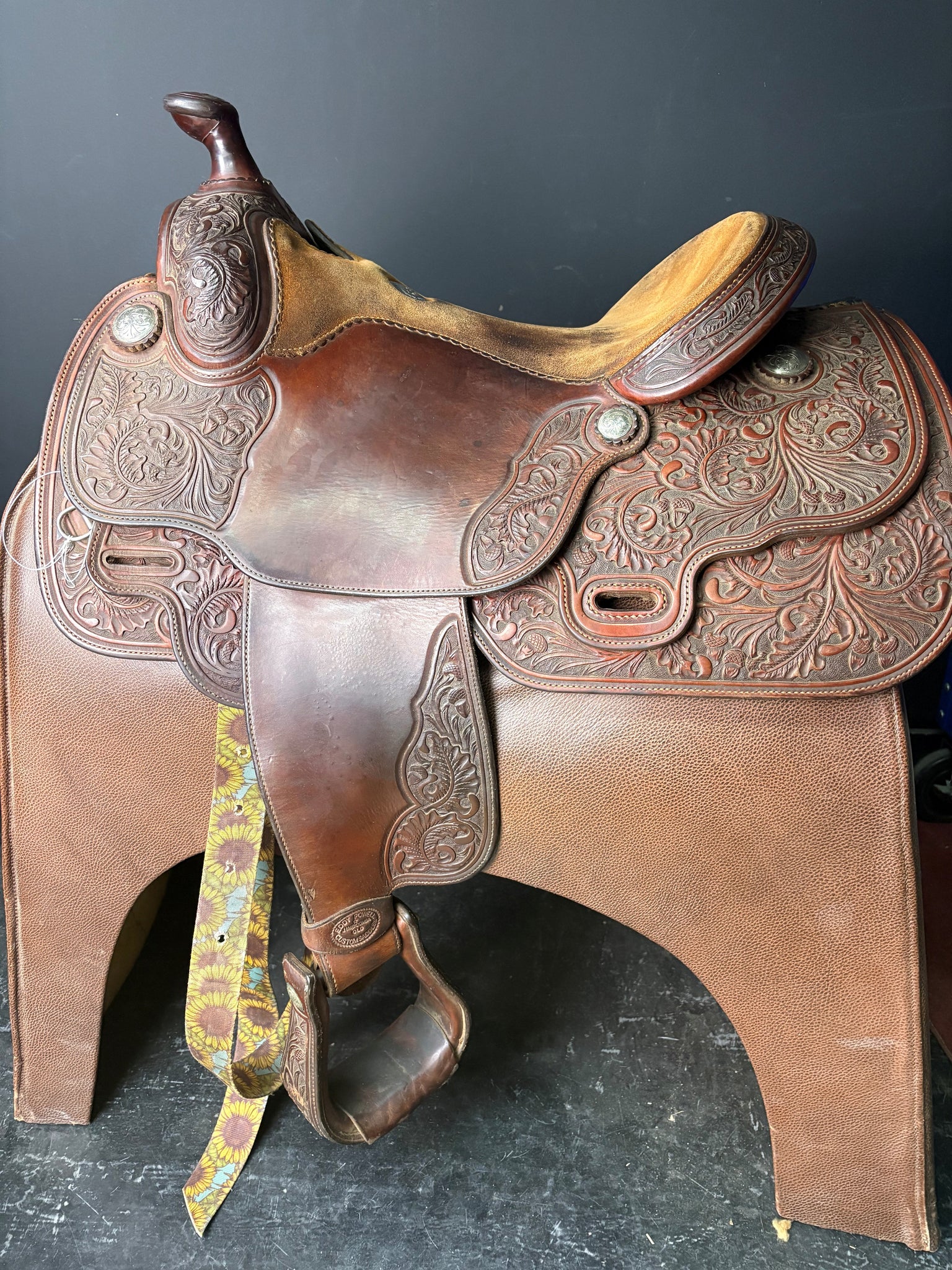Eddy Powell Western Saddle 15.5'' - ID: 2285L
