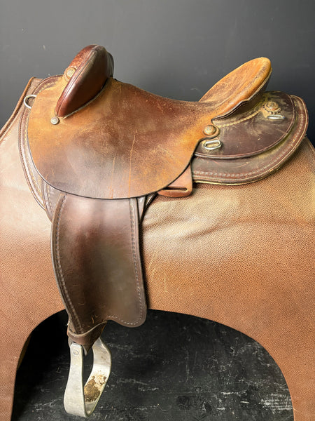 Drovers Saddlery Made Fender Saddle 14.5'' - ID:2296P