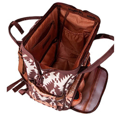 Wrangler Bag Southwestern Backpack/Baby Bag Mocha