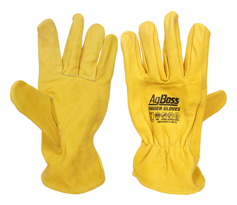 AgBoss Rigger Superior Grade Leather Gloves