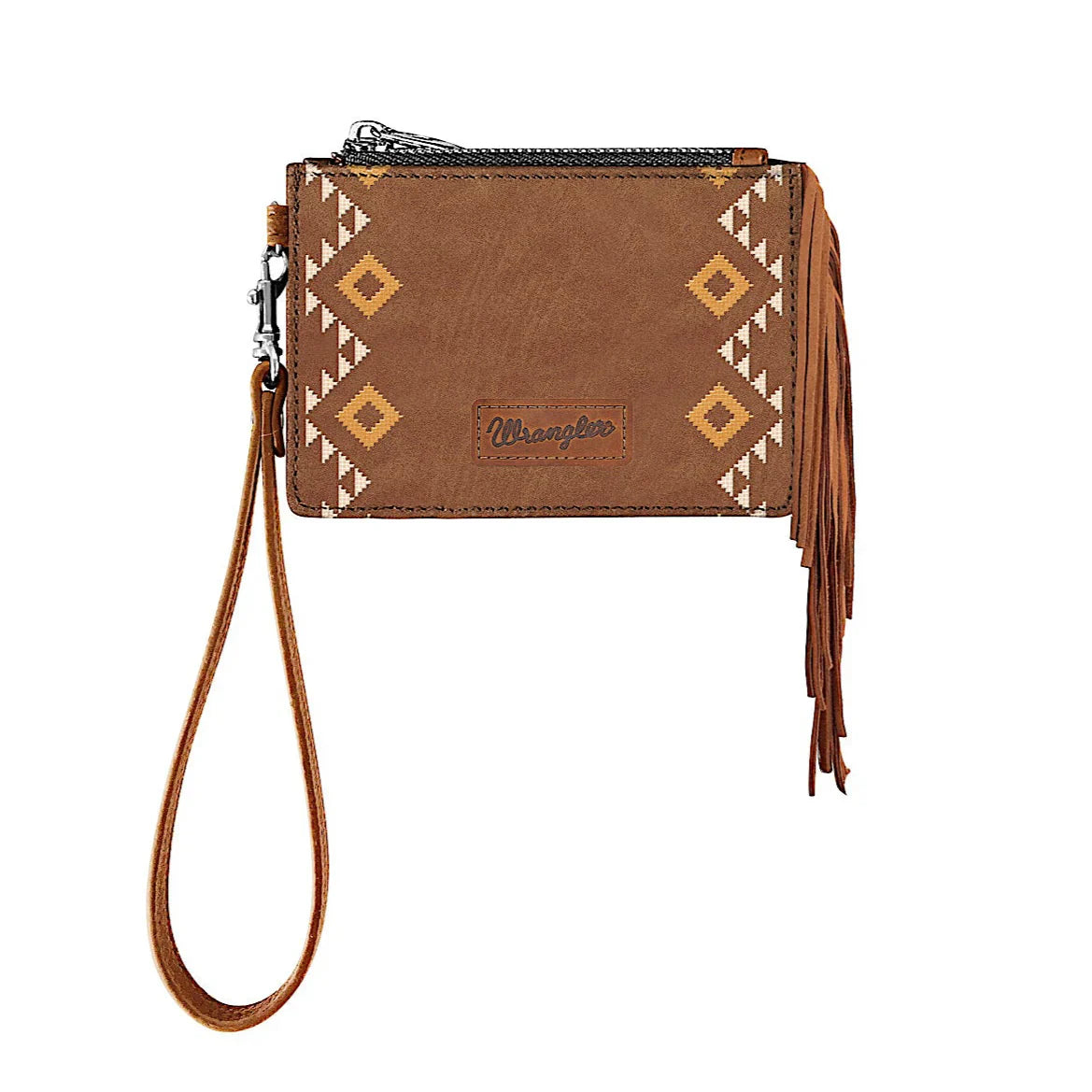 Wrangler Women's Indiana Wristlet Purse- Brown