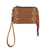 Wrangler Women's Indiana Wristlet Purse- Brown