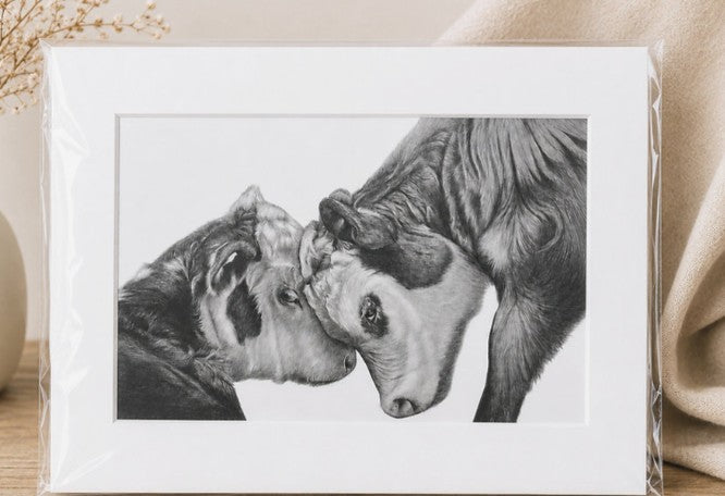 Abby Rose Fine Art A5 Paddock Play Print
