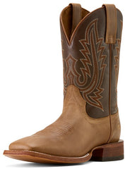 Ariat Men's County Road Wheat Tan & Santa Fe Brown Boots