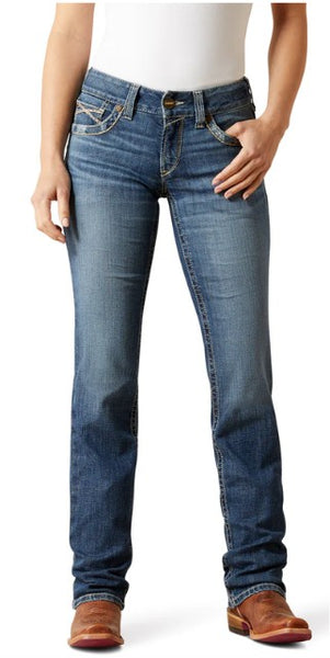 Ariat Women's Mid Rise Estelle Straight Leg Jeans