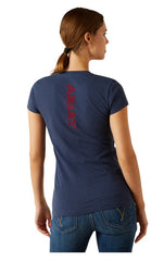 Ariat Womens BV Logo T-Shirt Navy