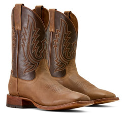 Ariat Men's County Road Wheat Tan & Santa Fe Brown Boots