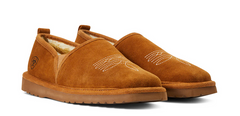 Ariat Men's Lasso Suede Chestnut Slipper