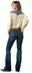 Ariat Women's Mid Rise Fiona Boot Cut Jeans