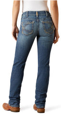 Ariat Women's Mid Rise Estelle Straight Leg Jeans