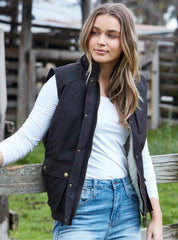 Burke & Wills Women's Derwent Oilskin Vest