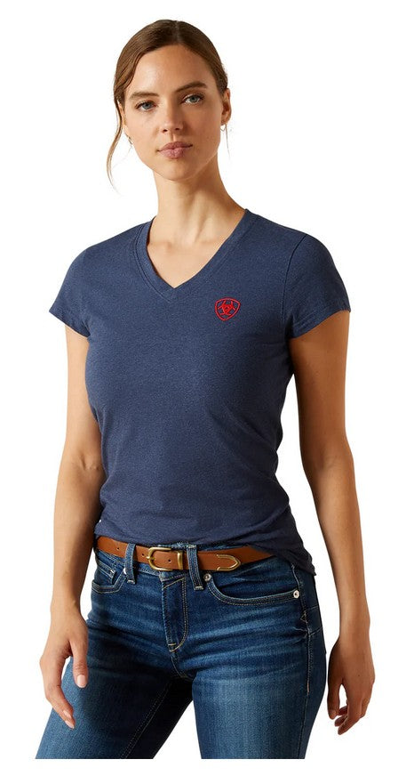 Ariat Womens BV Logo T-Shirt Navy