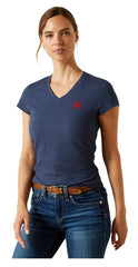 Ariat Womens BV Logo T-Shirt Navy