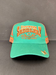 Drovers Saddlery Trucker Cap - Green & Brown