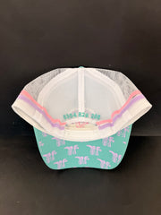 Drovers Saddlery Trucker Cap - Purple & Teal