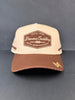 Drovers Saddlery Trucker Cap - Brown & Beige