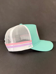 Drovers Saddlery Trucker Cap - Purple & Teal