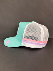 Drovers Saddlery Trucker Cap - Purple & Teal