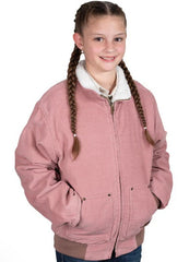 Just Country Junior Diamantina Sherpa Dusty Pink Jacket