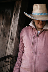 Just Country Women's Diamantina Sherpa Dusty Pink Jacket