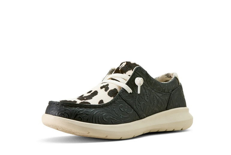 Ariat Women's Hilo- Emboss Black and White