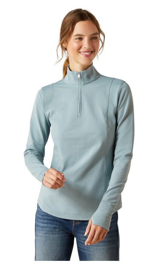 Ariat Gridwork 1/4 Zip Baselayer Lead