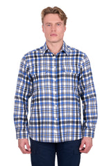 Hard Slog Men's Gael Thermal Blue & Black Shirt