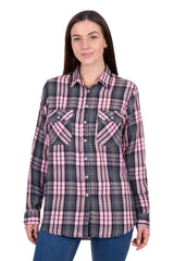 Hard Slog Women's Rose Thermal Pink Shirt