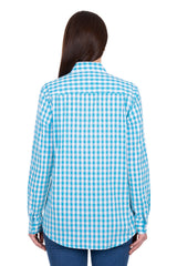 Hard Slog Women's Fay Blue & White Shirt