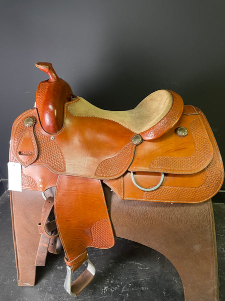 Murray Davidson Western Pleasure Saddle 16" ID:2136C