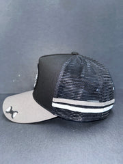 Drovers Saddlery Trucker Cap - Black/Grey