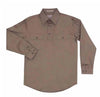 Just Country Boys Lachlan Long Sleeve Half Button Work Shirt