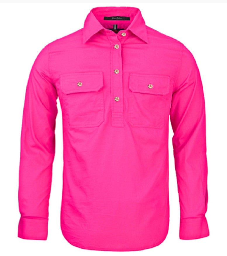 Pilbara Women's Closed Front L/S Shirt