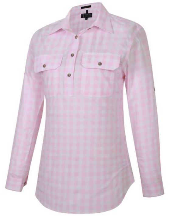 Pilbara Women's Closed Front Ultra-Fine Cotton Shirt
