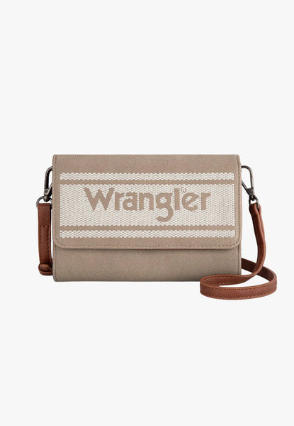 Wrangler Sierra Logo Crossbody Bag- Camel