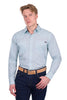 Pure Western Men's Gerald Green & Navy Shirt