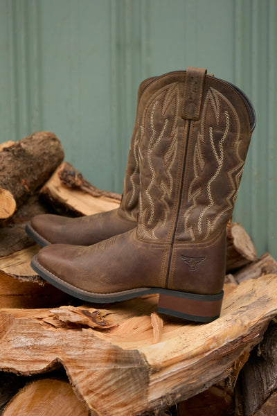 Pure Western Men's Tolar Brown Boot